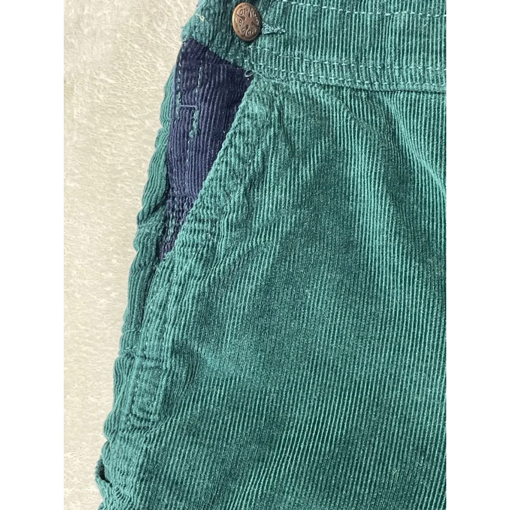 Baby OshKosh B'gosh Overalls 24 Months Green Navy Blue Corduroy